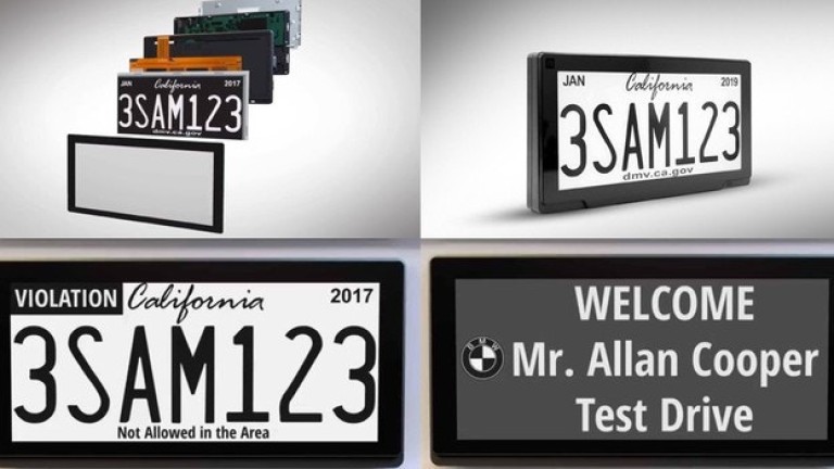 В Калифорния разрешиха дигитални автомобилни номера (ВИДЕО)