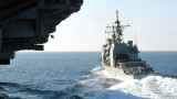  Съединени американски щати отново пратиха боен транспортен съд през стратегическия Тайвански пролив 