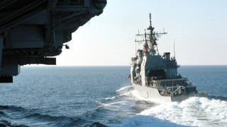 Американските ВМС са изпратили военен кораб през Тайванския проток който
