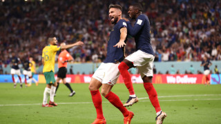 36 годишният Оливие Жиру изравни вчера рекорда на Тиери Анри за