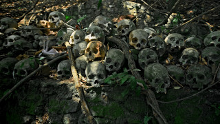 През 1982 г при строежа на нов път случайно е