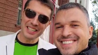 Бившият национал Валери Божинов лично посети Кирил Евтимов за да