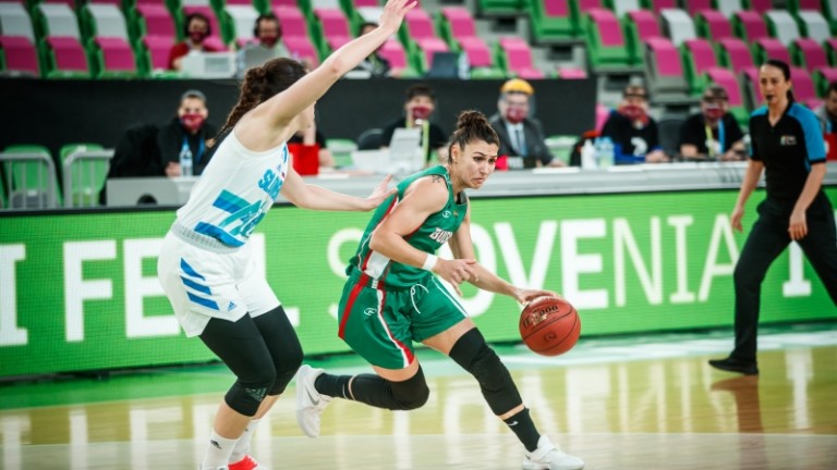Женският национален отбор по баскетбол допусна поражение от Словения с