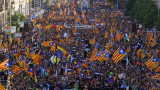  150 000 каталунски сепаратисти желаеха самостоятелност от Испания 
