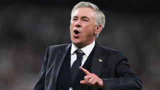 Старши треньорът на Реал Мадрид Карло Анчелоти говори след победата