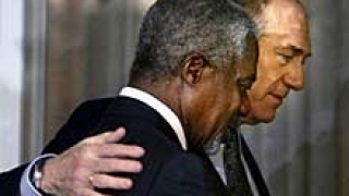 Кофи Анан призова Олмерт да вдигне блокадата на Ливан
