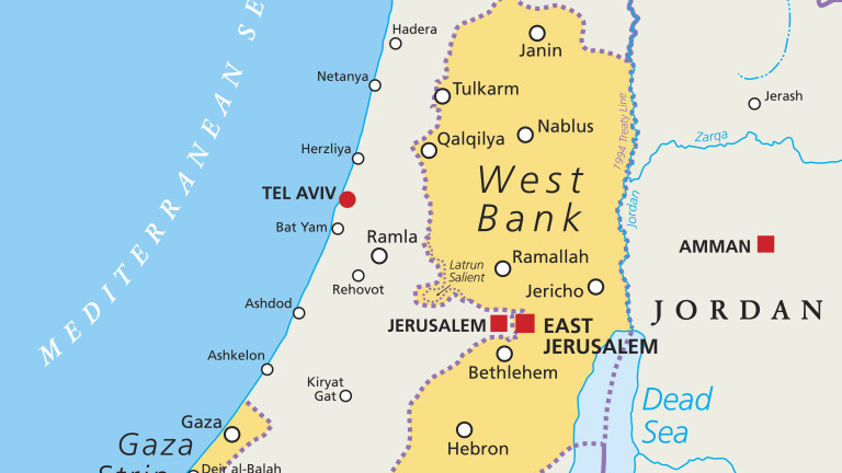 Новата палестинска държава включва Ивицата Газа и част от Западния бряг? -  News.bg
