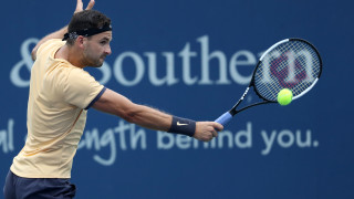 Най добрият български тенисист Григор Димитров проведе тренировка на корт Луис