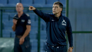 Треньорът на Левски Петър Хубчев е на Националния стадион Васил