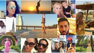 Фолк изпълнители избраха Арабските емирства за своята ваканция (СНИМКИ)