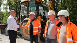 Премиерът Бойко Борисов инспектира ремонтите по виадуктите на АМ Тракия