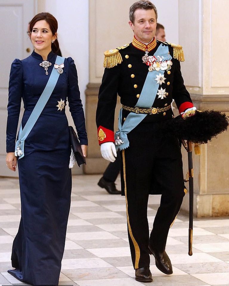 Фредерик със брачната половинка си принцеса Мери