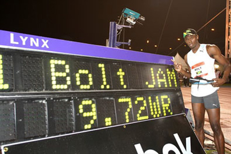 Усейн Болт с нов световен рекорд в спринта