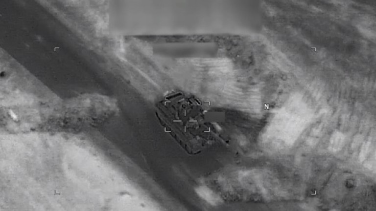 В събота при самоотбрана американски дрон унищожи руски танк Т-72
