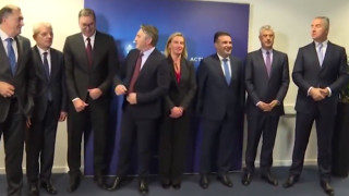 Лидерите на Западните Балкани които се срещнаха снощи на прощална