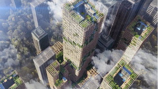 Японска компания планира 350-метров небостъргач от дърво