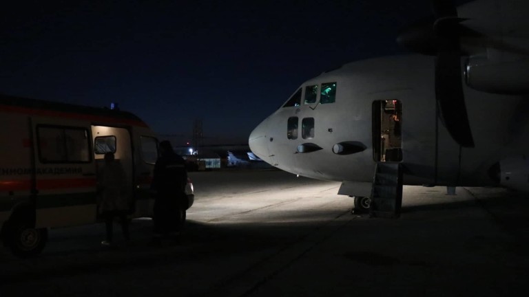 Самолет Спартан от 16-та транспортна авиогрупа Враждебна на Военновъздушните сили