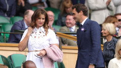 Роджър Федерер в кралската ложа: кой правеше компания на тенис легендата на Wimbledon
