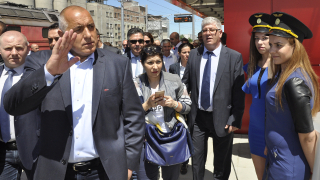 Борисов кара влак с 205 км/ч.