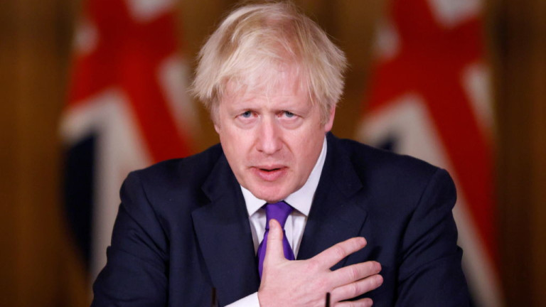 Британският премиер в оставка Борис Джонсън заяви, че е решен