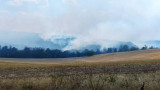 Обявиха частично бедствено положение заради пожара в Сакар край Харманли