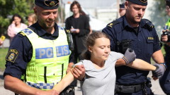 Грета Тунберг отново има проблеми с полицията