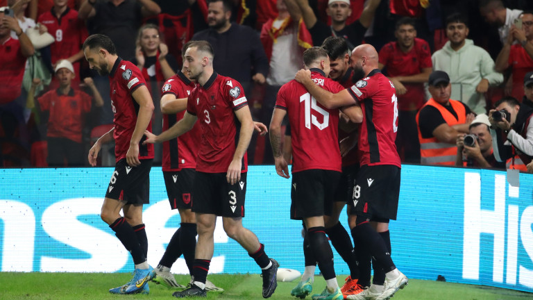След победата на Албания над Чехия с 3:0 на стадион