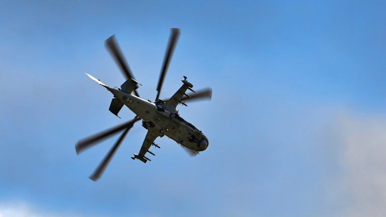 Руските бойни хеликоптери Ка-52, които се използват активно срещу украинската