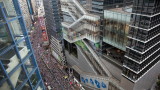  Стотици хиляди стачкуват в Хонконг против наказателен закон в интерес на Китай 