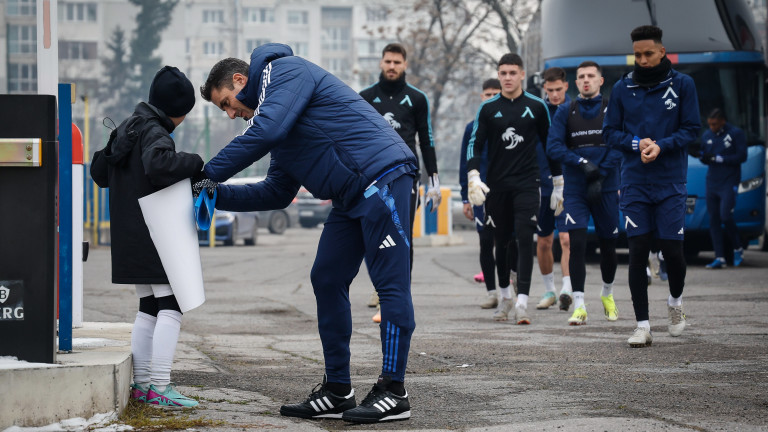 Закрита трнировка за Левски в Белек