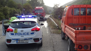 47 годишен шофьор е пострадал при катастрофа на пътя Симитли Банско Мъжът