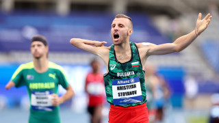 Християн Стоянов остана четвърти в бягането на 1500 метра категория
