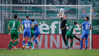 Защитникът на Левски Келиан ван дер Каап който направи