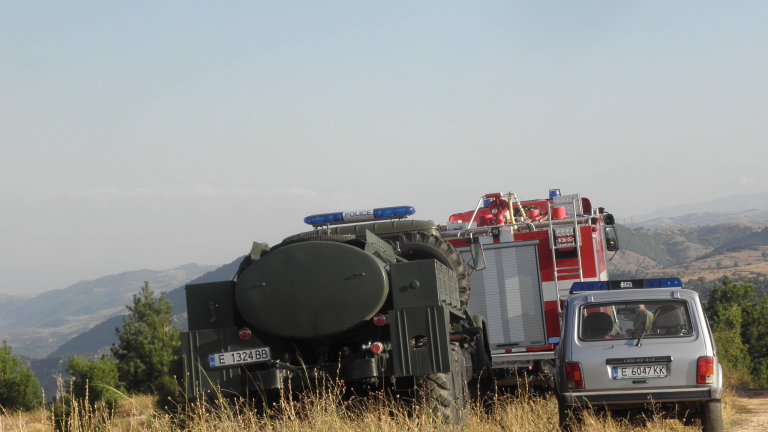 Камион с метан гръмна на пътя Пловдив-Карлово