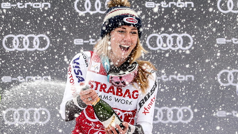 Американската скиорка Микаела Шифрин спечели Световната купа в Супер Г.