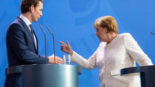 Канцлерите на Германия и на Австрия Ангела Меркел и Себастиан