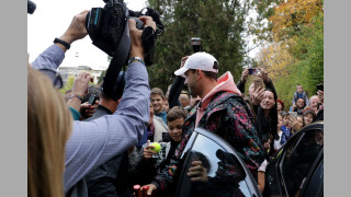 Григoр Димитрoв се прибра в родния си Хасково след като