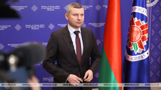 Говорителят на Министерството на външните работи на Беларус Анатолий Глаз