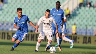 Футболистът на Славия Иван Минчев не скри емоциите си