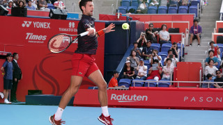 Новак Джокович беше леко затруднен от Го Соеда на ATP 500 в Токио