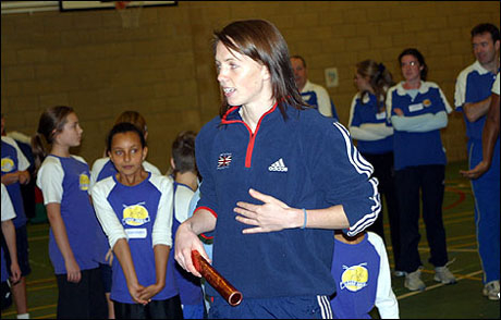 Никола Сандерс е лекоатлет номер едно на Великобритания