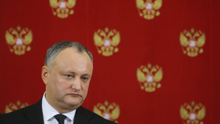 Президентът на Молдова в болница след катастрофа