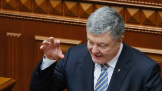 Президентът на Украйна Петро Порошенко заяви, че в Донбас руските