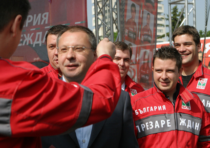Сергей Станишев поиска подкрепа за изборите