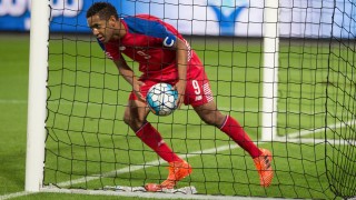 Играчите на Панама които заедно с Исландия бяха двата тима дебютанти