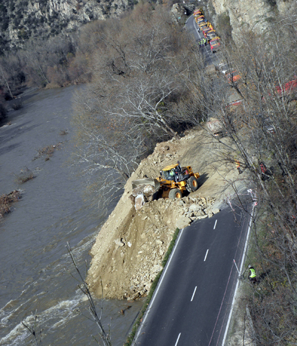 Срутванията по Е-79 довели до 250 млн. евро загуби