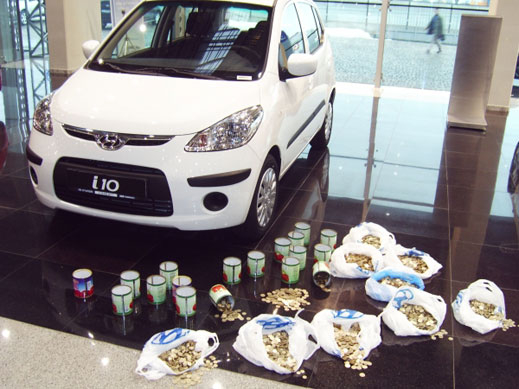 Купиха Hyundai i10 с 200 кг стотинки