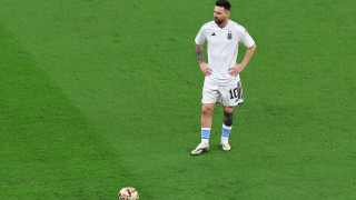 Суперзвездата на аржентинския национален отбор Лионел Меси който изведе тима си