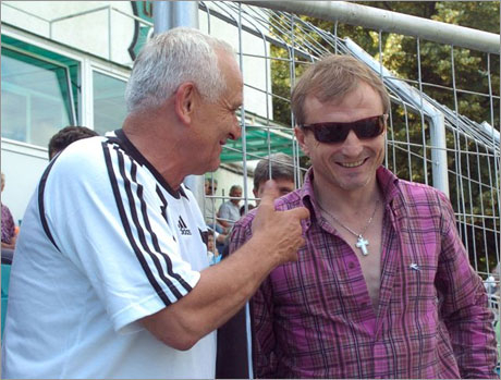 Гриша Ганчев надъхва Литекс на лагера