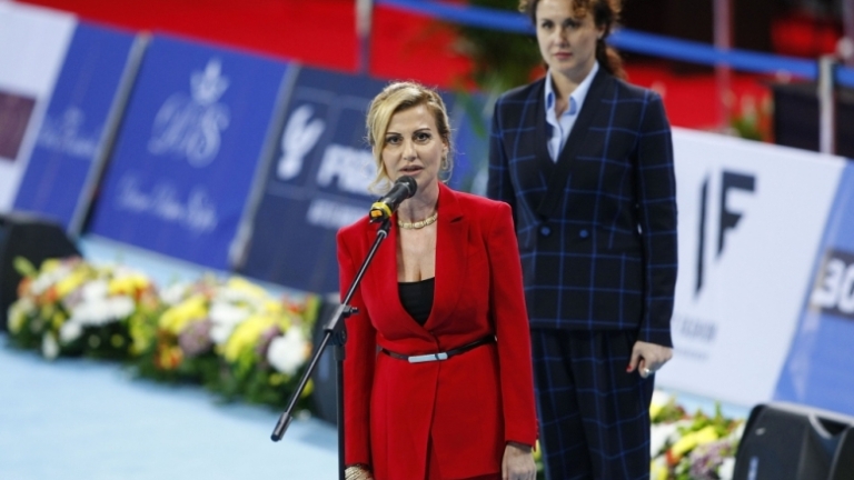 Президентът на Българската федерация по художествена гимнастика - Илиана Раева